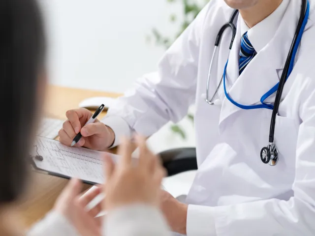 医師による問診のイメージ