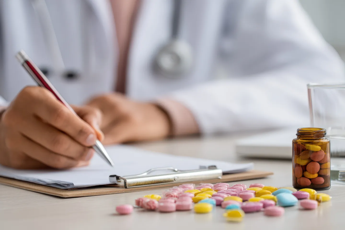 医師による対面診察のイメージ