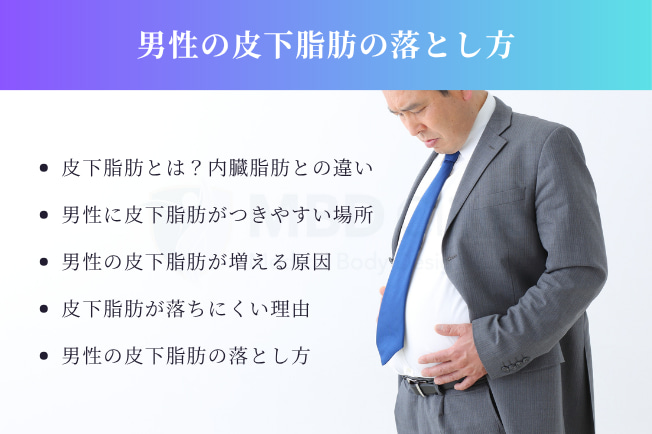 男性の皮下脂肪の落とし方