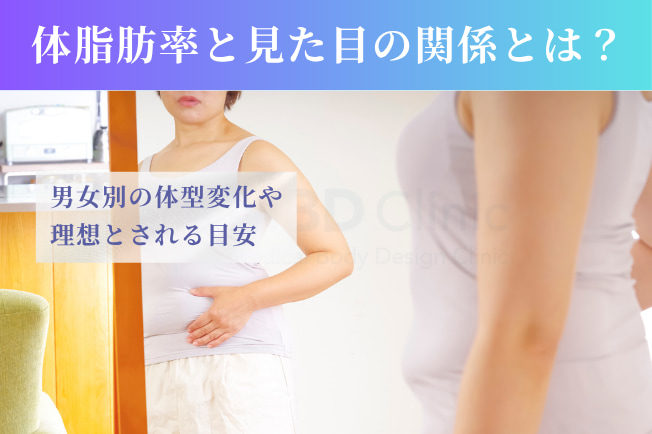 体脂肪率と見た目の関係とは